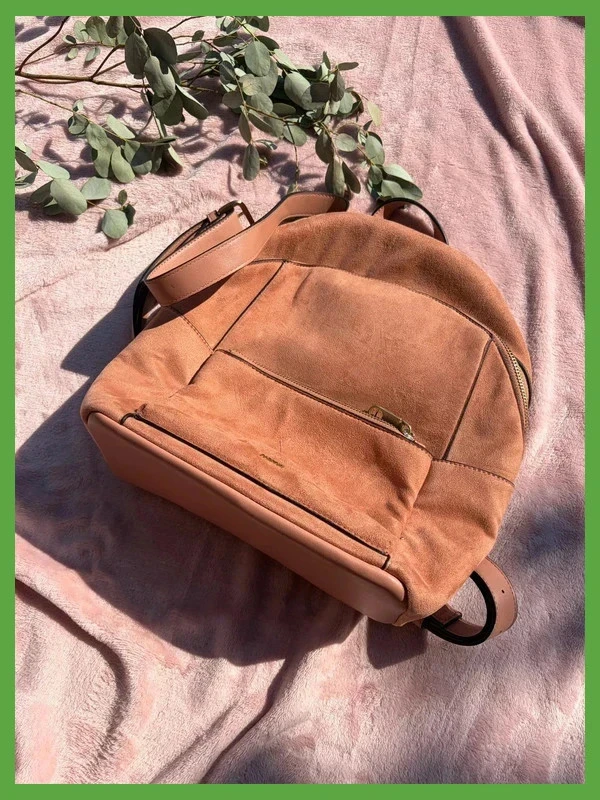 Sac à dos Parfois rose poudré / vieux rose, Bon etat